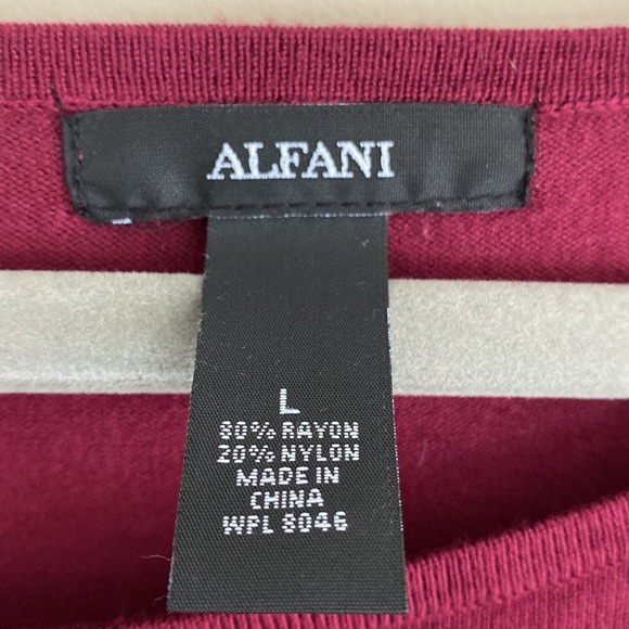 Alfani Asymmetrical Cold-Shoulder Sweater - Picture 4 of 4